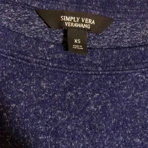 Simply Vera soft blue gray blouse